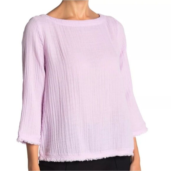 NWT Eileen Fisher Malow Organic Cotton Top